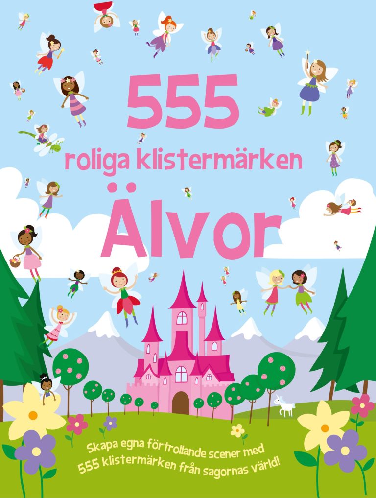 555 roliga klistermärken : älvor