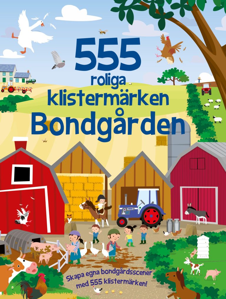 555 roliga klistermärken : bondgården