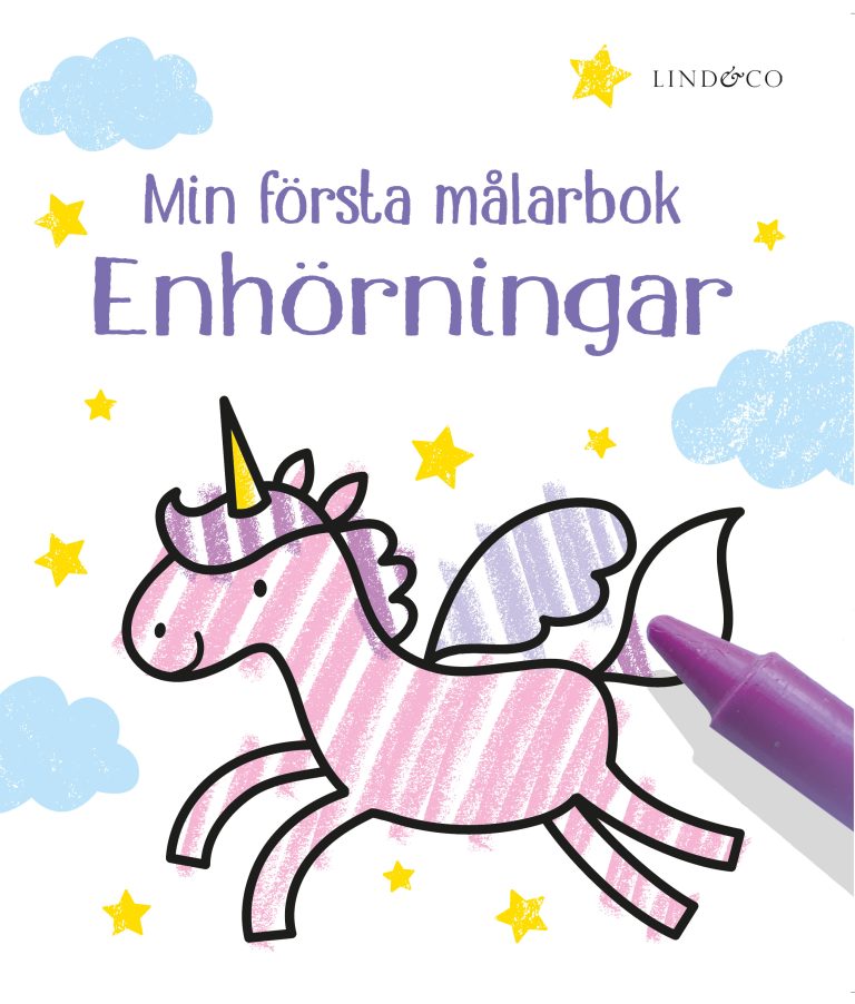 Min första målarbok : enhörningar