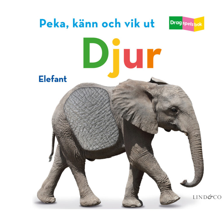 Peka, känn och vik ut. Djur : dragspelsbok